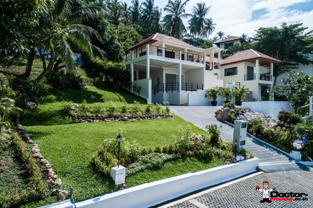 Refurbished 4 Bed Pool Villa with Seaview – Bang Por, Koh Samui – For Sale